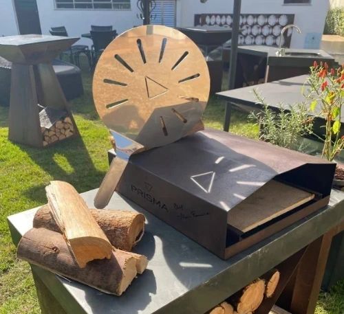 Oven Home: horno de exterior de acero corten
