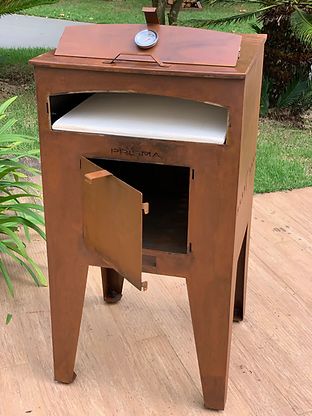 Pizza Oven Garden: horno de pizza de exterior de acero corten